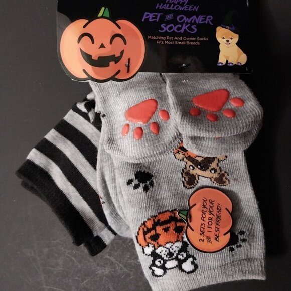 Halloween Pet & Owner Matching Socks - Picture 1 of 4